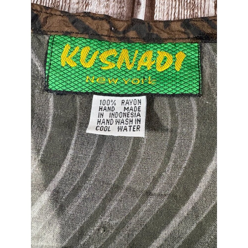 Kusnadi New York Rayon graphic print Kimono cardigan One Size colo multicolor - Picture 2 of 5